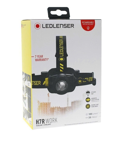 Đèn đội đầu công nghiệp chuyên dụng LEDLENSER H7R Work sáng 1000 lm chiếu xa 250m