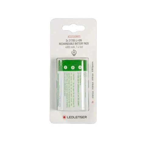 Ledlenser pin sạc dùng cho đèn H15,2x21700, mã 502310