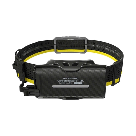 Pin sạc mở rộng NITECORE Carbon 12K 12000mAH dành cho đèn đeo đầu NITECORE