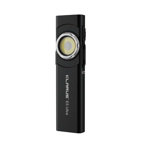 KLARUS E5 Ultra – Đèn pin EDC siêu mỏng 800 lm, xa 120m 3 nguồn sáng, sạc USB-C