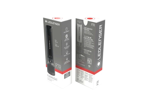 Đèn pin Ledlenser P7R 2000 lumen, chiếu xa 320m, sạc USB-C, chống nước IP68