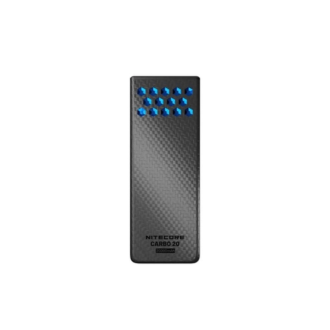 NITECORE CARBO 20 – Sạc dự phòng 65W dung lượng 20000mAh, vỏ sợi carbon, màn hình OLED, chống nước IPX8