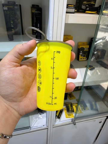 (HÀNG TẶNG KHÔNG BÁN) Cốc Silicon Gấp Gọn Nitecore 200ml