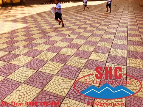 gạch vỉa hè, gạch terrazzo