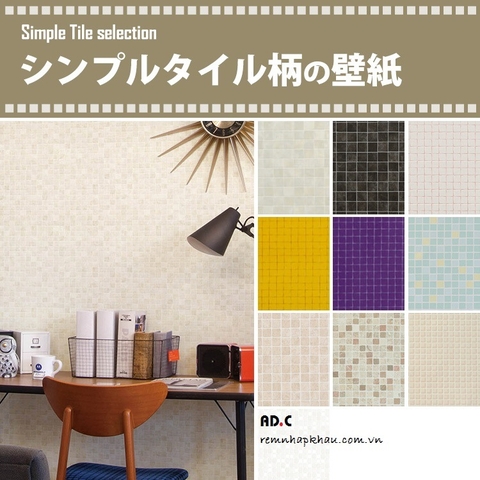 Trang Trí Nội Thất Độc Đáo Với Giấy Dán Tường Họa Tiết Gạch Hoa