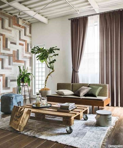 Rèm Cửa, Vải Rèm Nhật Bản SIMPLE ORDER OP-7707