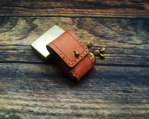 Bao da Zippo handmade da bò