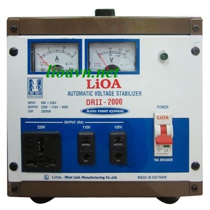 ổn áp  lioa 2kva (50V~250V).Nguồn từ: lioavn.net