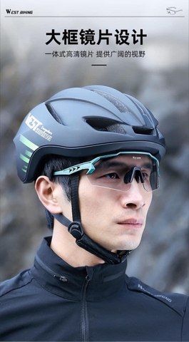 Kính xe đạp Westbiking đổi màu