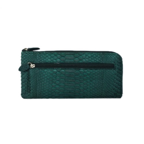 Python Skin Wallet Green