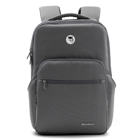 Balo Laptop Mikkor The Maddox Light Grey