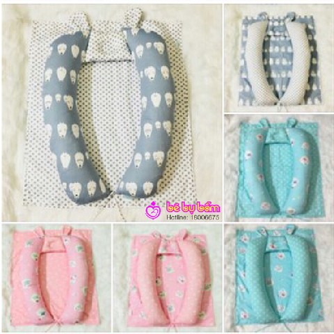 Gối tai gấu kèm chăn