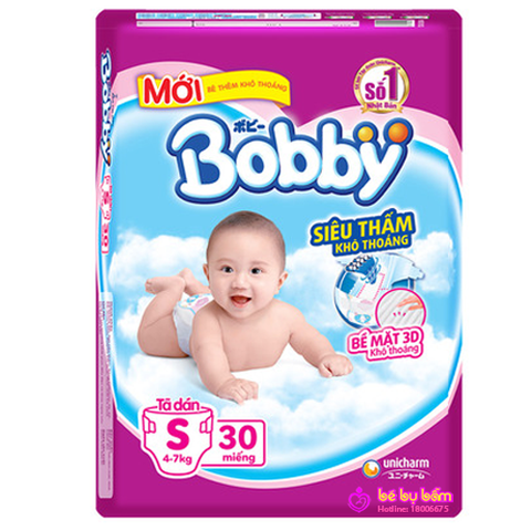 Bỉm - tã dán Bobby S30