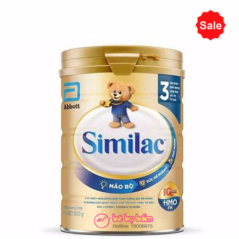 Sữa Similac IQ HMO số 3 hương Vani 900g (1-2 tuổi)