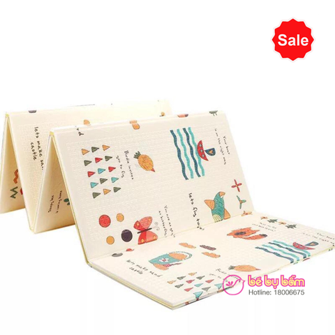 Thảm xốp 2 mặt gấp gọn XPE (1.8m x 2m)