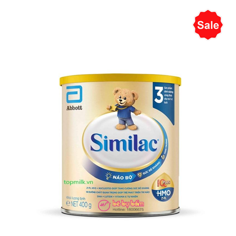 Sữa Similac IQ HMO số 3 hương Vani 400g (1-2 tuổi)