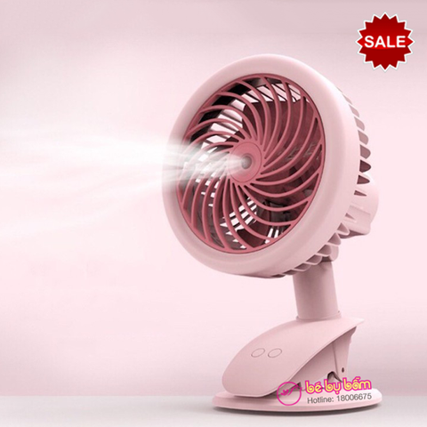 Quạt mini phun sương (có kẹp)