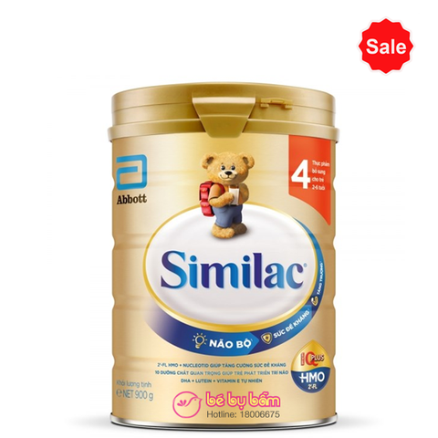 Sữa Similac IQ HMO số 4 hương Vani 900g (2-6 tuổi)
