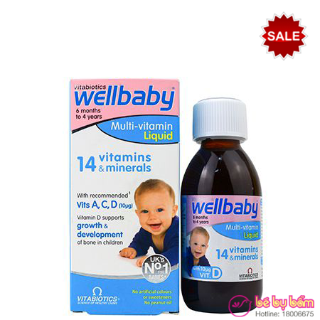 Vitamin tổng hợp Wellbaby Multivitamin Liquid