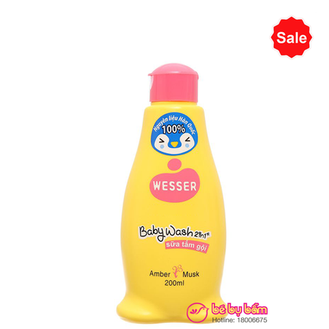 Sữa tắm gội Wesser (200ml)