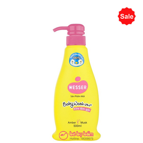Sữa tắm gội Wesser (500ml)