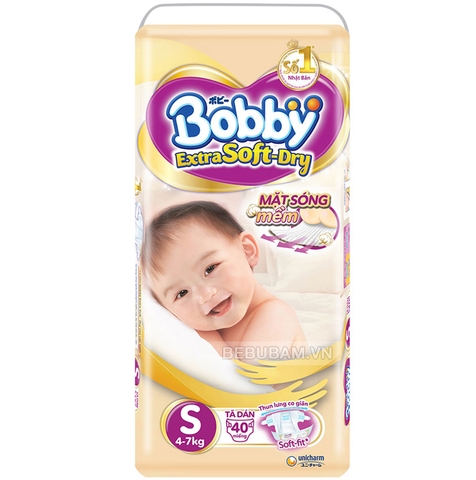 Tã - Bỉm dán Extra Soft Dry S40 (4-7kg)