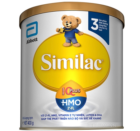 Sữa bột Similac IQ HMO số 3 - 400g (1-2 tuổi)
