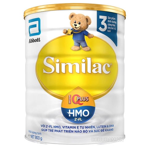 Sữa bột Similac IQ HMO số 3 - 900g (1-2 tuổi)