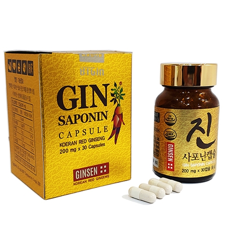 Viên hồng sâm GIN saponin capsule - GIN30