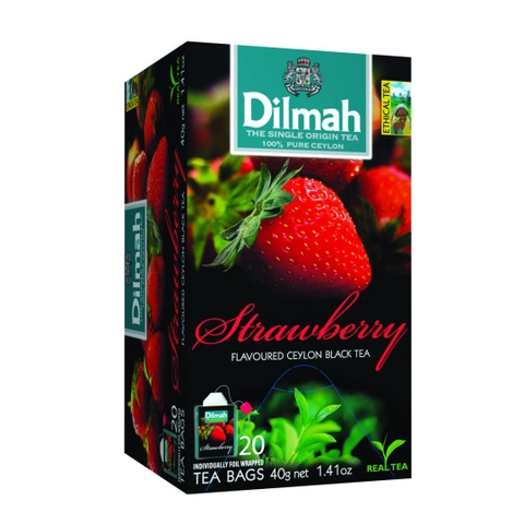 Trà Dilmah Strawberry, hương Dâu (30g/20 túi*1.5g)'