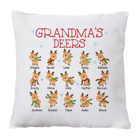 Gối vuông Grandma's Deers