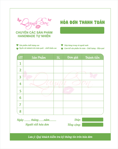 Hóa đơn bán lẻ