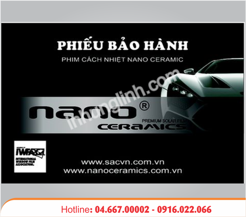 Mẫu phiếu bảo hành 06
