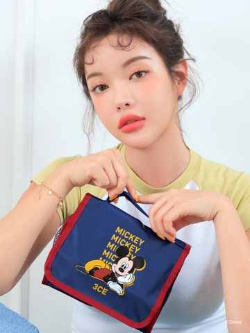 [3CE | Disney] 3CE WASH BAG_SMALL #BLUE