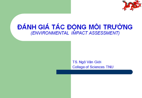 Những bất cập trong đánh giá tác động môi trường tại Việt Nam