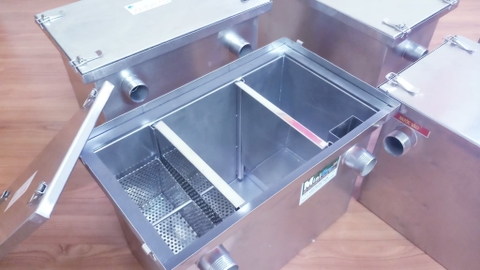 Kinh nghiệm mua máy tách mỡ, thùng bẫy mỡ Inox