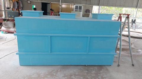 Bồn tách mỡ composite 3 ngăn - Giá chỉ từ 6,6 triệu đồng 1m3 (bảo hành 5 năm)
