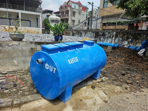 Ứng dụng bể tự hoại cải tiến xử lý nước thải sinh hoạt cửa hàng xăng dầu, kho xăng dầu