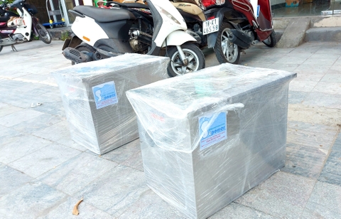 Dẫn đầu chất lượng và giá với bể tách mỡ âm sàn Inox 304 dung tích 100 lít cho nhà hàng - quán ăn