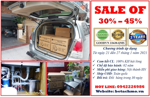 99 % Sự lựa chọn là thông minh khi mua bể tách mỡ chính hãng