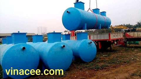 Cho thuê hệ thống - bể xử lý nước thải chế tạo sẵn bằng Composite (giá xưởng)