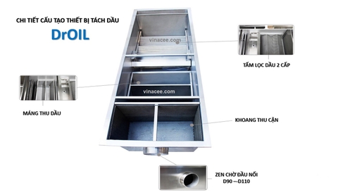 Bể tách dầu DrOIL - Bước đột phá trong xử lý nước thải gara sửa xe