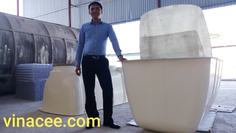 Xử lý nước thải nhà hàng, khách sạn bằng Bể modunl hợp khối Composite kết hợp công nghệ MBBR (công suất 2 - 5m3/ngđ)
