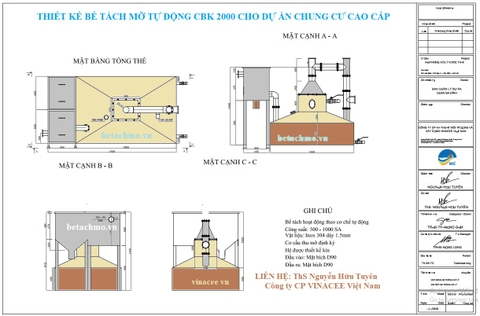 Tim hiểu thiết kế và hoạt động thiết bị tách mỡ tự động CBK1000 tại Việt Nam