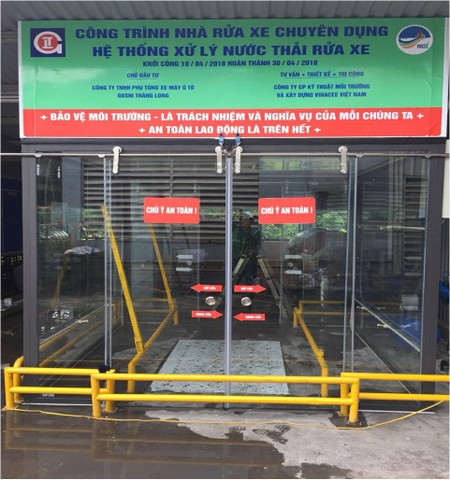 Xử  lý nước thải gara sửa chữa bảo dưỡng ô tô, xe máy