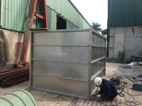 Thiết kế, lắp đặt bể tách mỡ hàng ngàn suất ăn cho các nhà hàng, bếp ăn công nghiệp