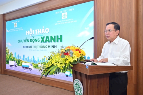 [Hà Nội] Điện hóa phương tiện vệ sinh môi trường, thúc đẩy chuyển động xanh