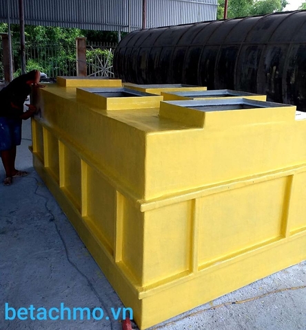 Thiết kế và nguyên lý hoạt động bể tách mỡ Composite RPF