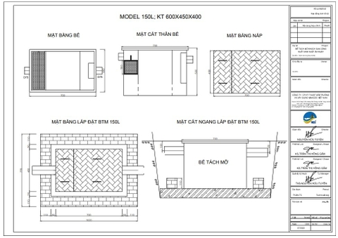 Phương pháp tinh toán và thiết kế bể tách mỡ chế tạo sẵn tối ưu trong thi công xây dựng