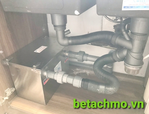 Mẹo tránh tắc hiệu quả bằng hộp bẫy mỡ thông minh Inox 304